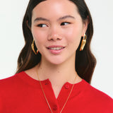 Red Geometric Necklace