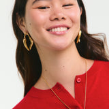 Red Geometric Necklace