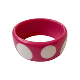 Brazalete Retro Rosa y Blanco