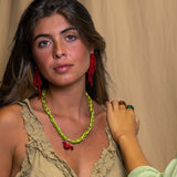 Red Janis earrings