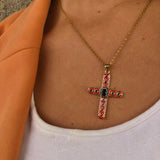 Red Cross Necklace