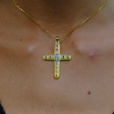 Collar Cruz Amarilla