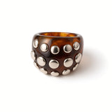 Brown Stud Ring