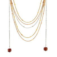 Gold and Silver Layered Necklace