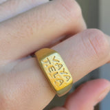 Anillo Sello Vaya Tela