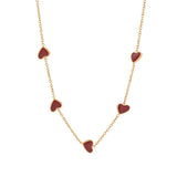 Red Hearts Necklace
