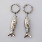 Silver Fish Earrings