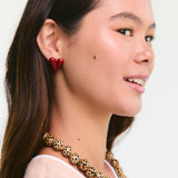 Pendientes Corazones Rojos