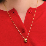 Collar Geométrico Rojo
