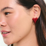 Pendientes Corazones Rojos