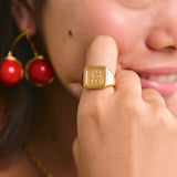 Anillo The Risk is Art