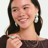 Anillo Multi Corazón Plateado