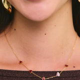 Collar Corazones Rojos