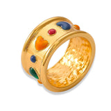 Colored Hearts Ring