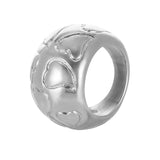 Silver Multi Heart Ring