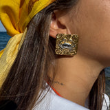 Crab Silver Earrings