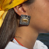 Gold Crab Earrings