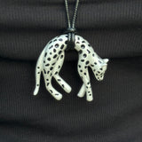 Collar Silver Leopard