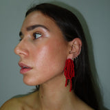 Pendientes Janis Rojo