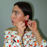 Pendientes Janis Rojo