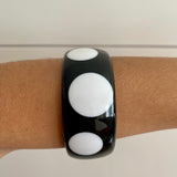 Brazalete Retro Negro y Blanco
