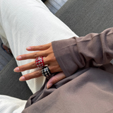 Black Stud Ring