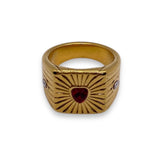 Golden Coeur Ring