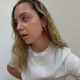 Pendientes Chili Pepper Rojo
