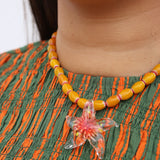 Collar Nodosus Naranja