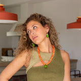 Collar Crazy Aceituna