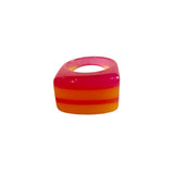 Anillo Helado Rosa y Naranja