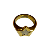 Anillo Estrella Oro y Plata