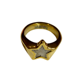 Anillo Estrella Oro y Plata