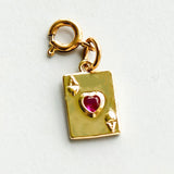Ace of Hearts Charm