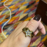 Anillo Estrella Oro y Plata