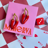 Red Chili Pepper Earrings